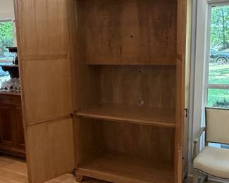 French Country Mirrored Armoire or Cabinet second image