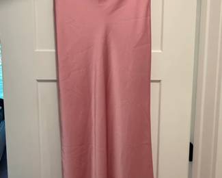 ZARA Satin Midi Slip Skirt second image