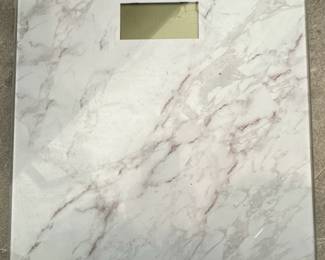 Taylor Digital Glass Bathroom Scale  Marble Design