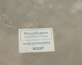 Reed  Barton Sheffield Collection TwoTiered Server second image