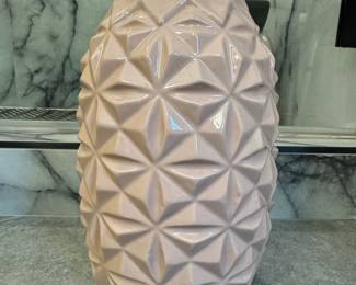 Geometric Pattern Ceramic Vase