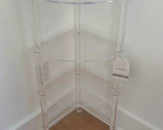 Simply Brilliant by DesignStyles Acrylic Corner Shelf