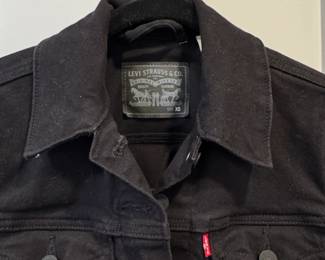Levi Strauss  Co. Black Denim Trucker Jacket second image