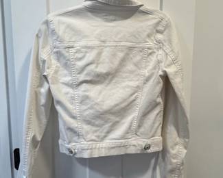Hudson Jeans White Denim Trucker Jacket third image