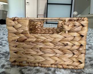 Better Homes  Gardens Woven Water Hyacinth Storage Basket second image