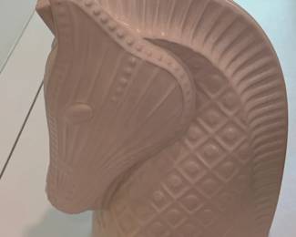 Coral Phalaenopsis Orchid Arrangement in ScalePatterned Pot second image