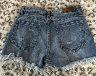 HIDDEN Distressed Denim Cutoff Shorts third image
