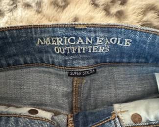 American Eagle Outfitters Distressed Denim Mini Skirt second image