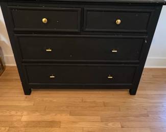 Black SixDrawer Dresser