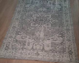LBRIS Gray Medallion Area Rug second image