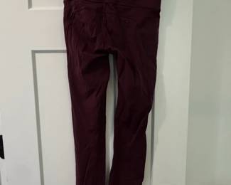 Lululemon Align HighRise Crop Burgundy Leggings second image