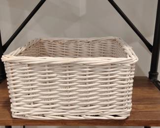 Woven Wicker Storage Basket