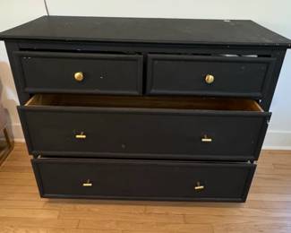 Black SixDrawer Dresser second image