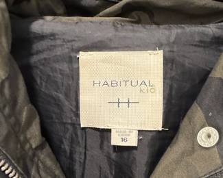 Habitual Kids Camouflage Parka with Faux Leather Trim third image