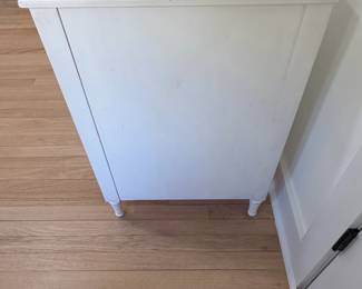 Vintage White Vanity Desk third image