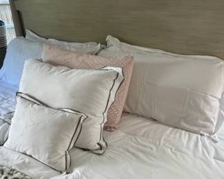 Distressed Louis Philippe Style Bed Frame fourth image