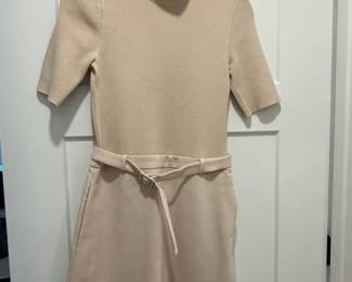 Theory Knit Turtleneck Dress with Belt