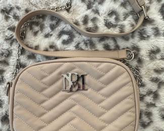 Badgley Mischka Quilted Chevron Camera Bag