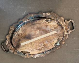 Wallace Baroque Silver Plated Serving Tray second image