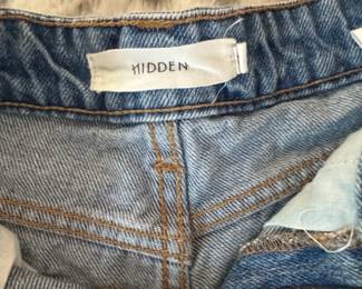 HIDDEN Distressed Denim Cutoff Shorts second image