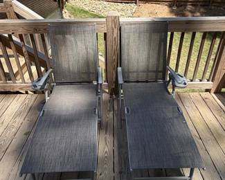 Outdoor Chaise Lounge Chairs Set of   PHI VILLA