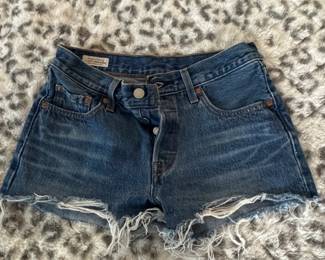 Levis Premium CutOff Denim Shorts
