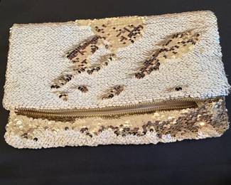 Reversible Sequin Clutch or Wallet