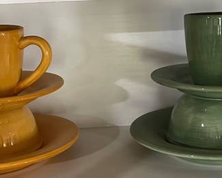 Cups and saucers 