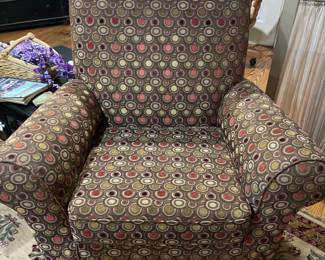 Upholstered fabric chair 