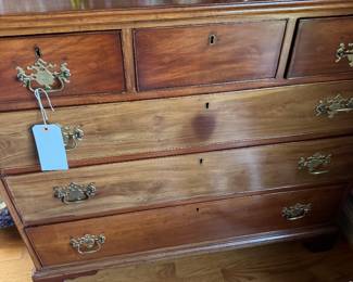 Antique three over three chest