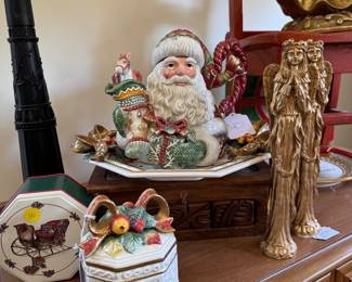 Fitz and Floyd Santa