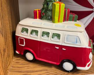 Volkswagon bus cookie jar