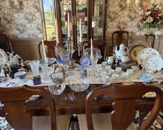 Dining room is set and ready