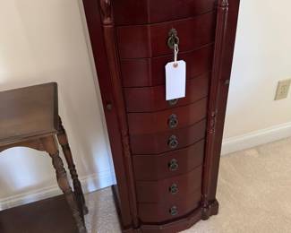 Large jewelry cabinet