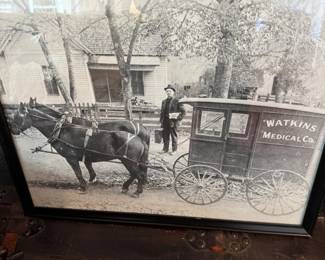 large repro of vintage photo