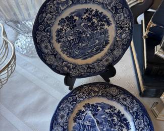 Jefferson blue and white