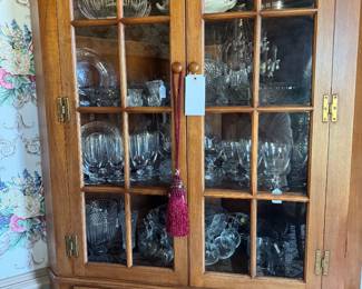 Antique corner cupboard