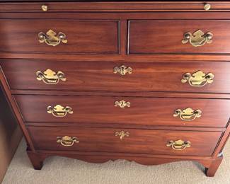 Henkel Harris black cherry chest of drawers 