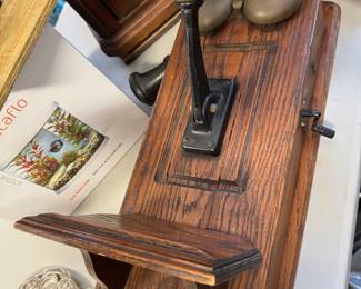 vintage wall crank phone
