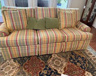 Sofa and room size oriental rug