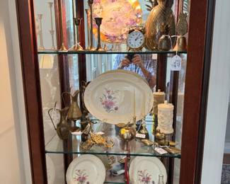 Curio cabinet loaded