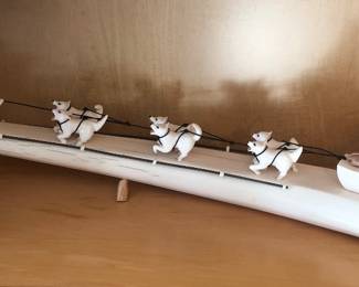 Carved Bone Sculpture