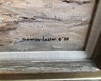 Nicely framed, in excellent condition and signed/dated lower right