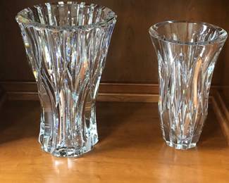 Large Baccarat Vases