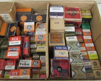 Box of Old Tubes