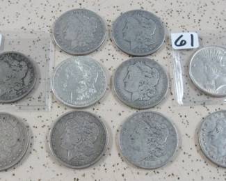 Morgan & Peace Silver Dollars