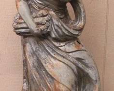 Cast Iron Lady Yard Decor