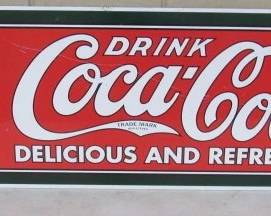 Metal Coke Sign