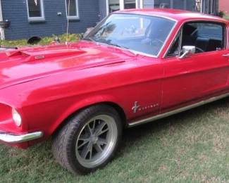 1967 Mustang Fastback Car w/302 Engine, Power Steering, Front Disc Brakes & New Tires