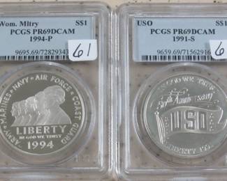 PCGS Graded Silver Dollars